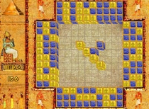 Загадочный Египет двигать блоки составлять по три в рядом игра Egypt Puzzle
