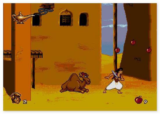 Алладин аркада бродилка ретро игра для СЕГА Aladdin играть бесплатно