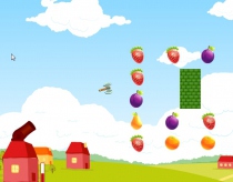 Стрелять фрукты на ферме баллистика сбить все фрукты игра Fruit Farm Shooting