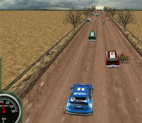 Ралли Лихорадка на трассе в 3D гонки с препятствиями игра 3D Rally Fever играть бесплатно
