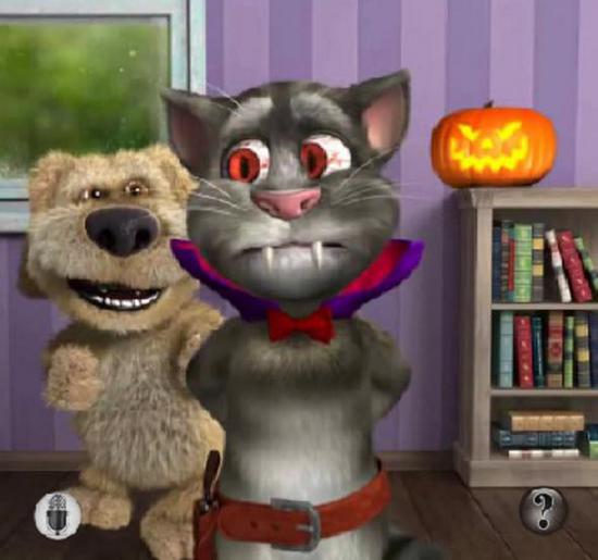 Говорящий кот Том Хэллоуин Talking Tom Halloween играть бесплатно
