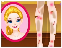 Доктор для Барби лечим ножки и одеваем девочку игра Little Princess Legs Doctor for Barbie