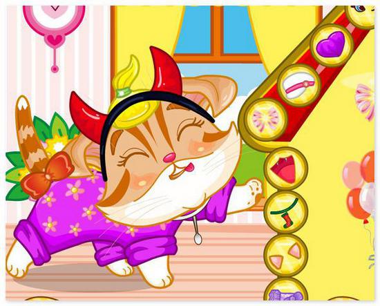 Кот Неко одевалка создай своего персонажа домашнего животного Cat Neko играть бесплатно