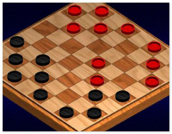 Шашки настольная игра для двоих или одного игрока Checkers играть бесплатно