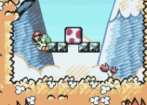 Остров дракончика Йоши Супер Марио ретро игра приставки Super Mario Yossy Island