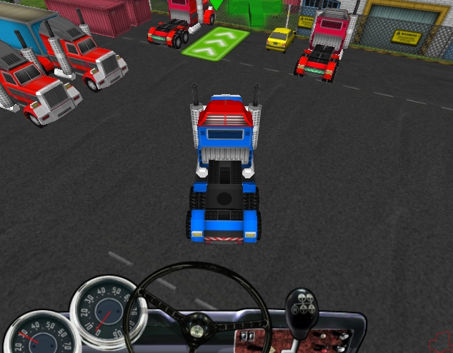 Лицензия водителя дальнобойщика большие грузовики игра 18 Wheeler 3D играть бесплатно