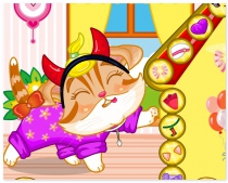 Кот Неко одевалка создай своего персонажа домашнего животного Cat Neko