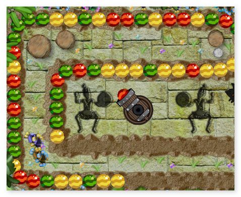 Зума Джунгли Тропический Гром игра с шариками 3 в ряд Tropical Jungle Rumble играть бесплатно